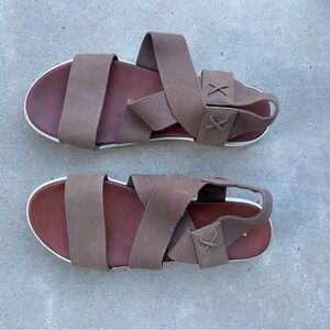 MIA Brown Strappy Sandals